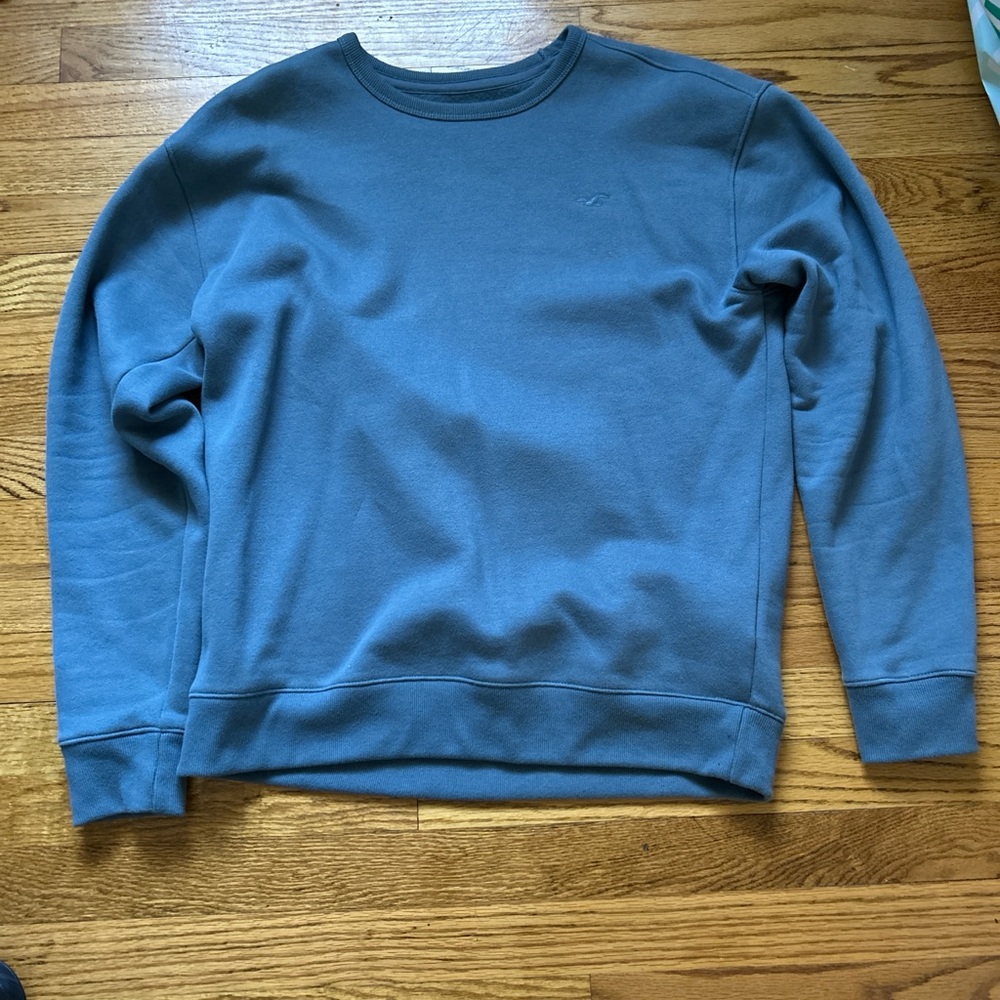 Men's Blue Hollister Sweatshirt